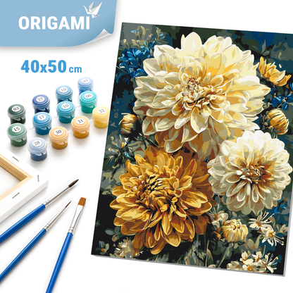 Maľovanie podľa čísel na ráme 40*50 cm - Letná kytica - Kvety - LW 3093-01