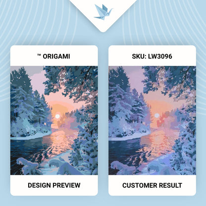 Maľovanie podľa čísel – Zimná  40*50 cm LW 3096