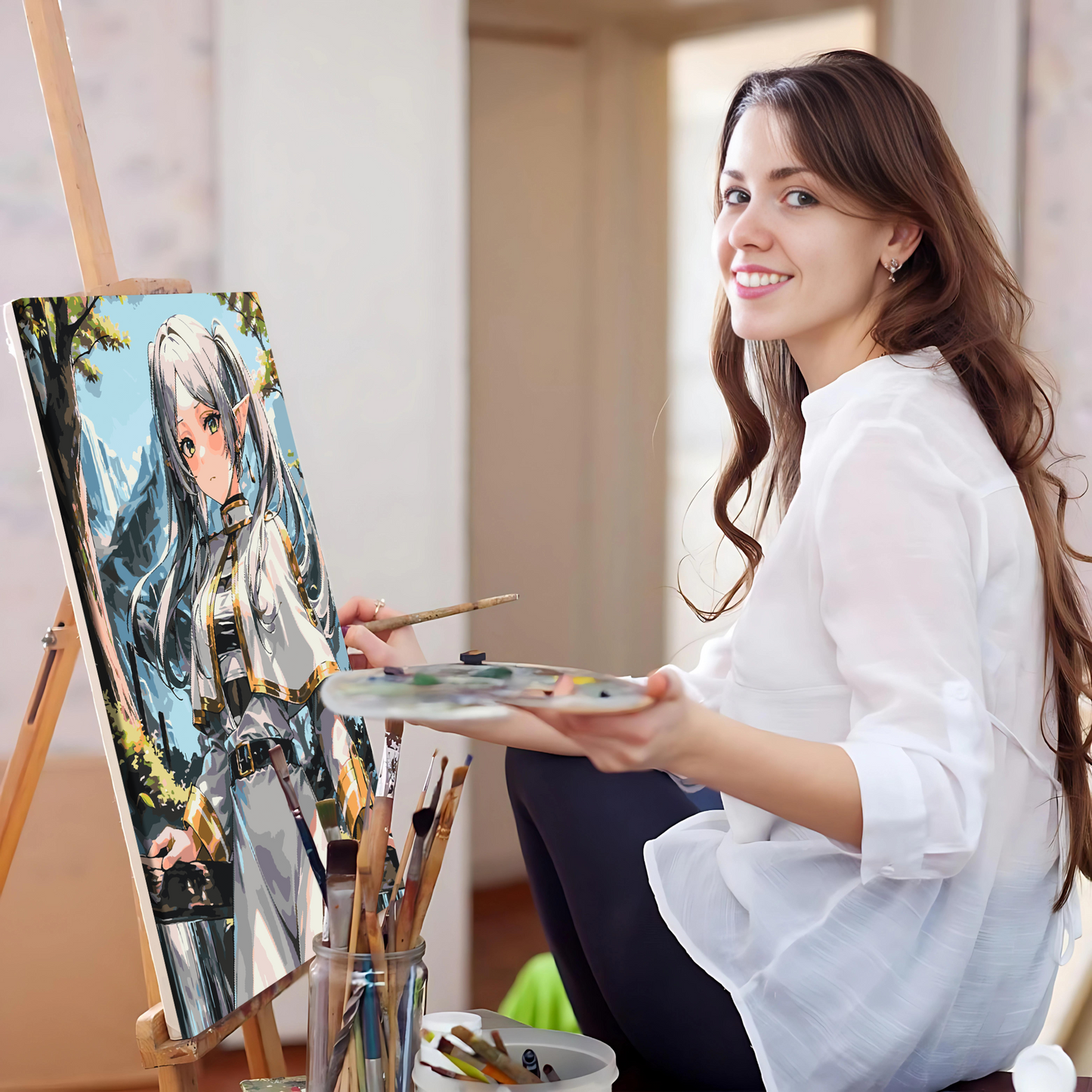 Maľovanie podľa čísel - Anime. Freeren LW31020