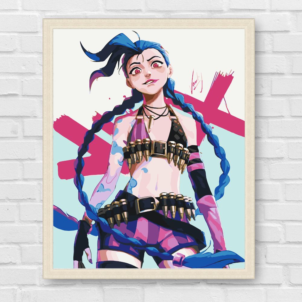 Maľovanie podľa čísel - Anime. Jinx LW3114
