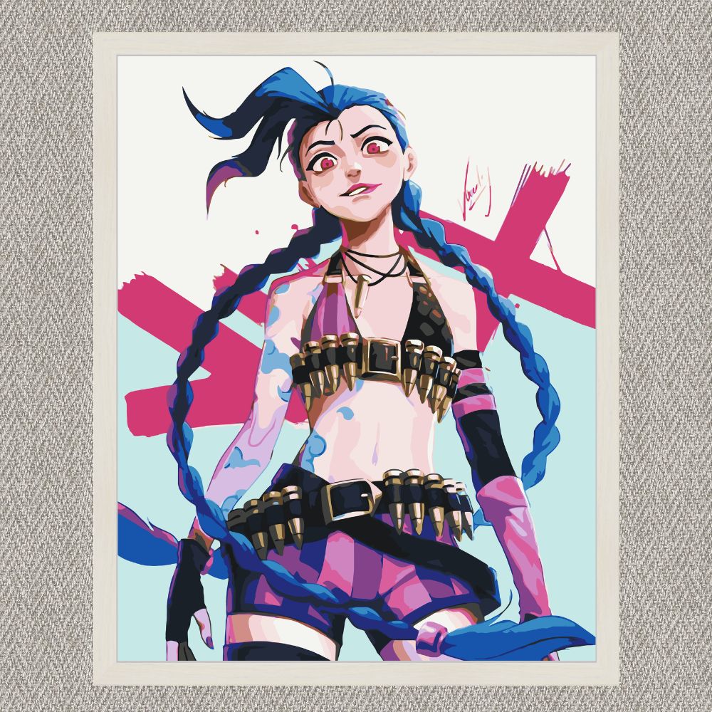 Maľovanie podľa čísel - Anime. Jinx LW3114