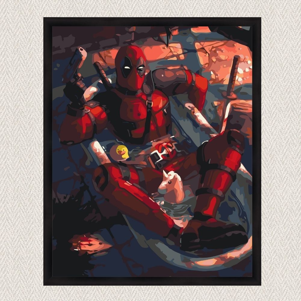 Maľovanie podľa čísel - Marvel Deadpool LW3115
