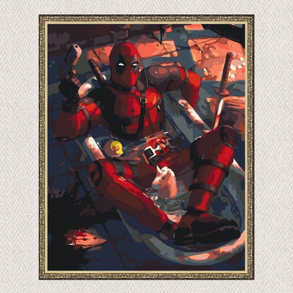 Maľovanie podľa čísel - Marvel Deadpool LW3115