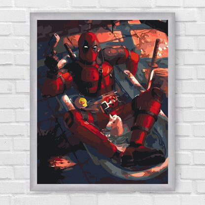 Maľovanie podľa čísel - Marvel Deadpool LW3115