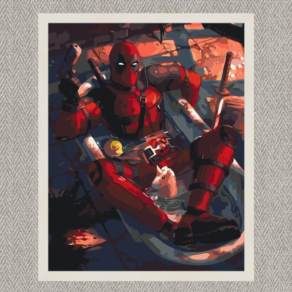 Maľovanie podľa čísel - Marvel Deadpool LW3115