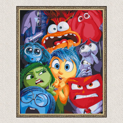 Maľovanie podľa čísel - Filmové postavy. Puzzle LW3149