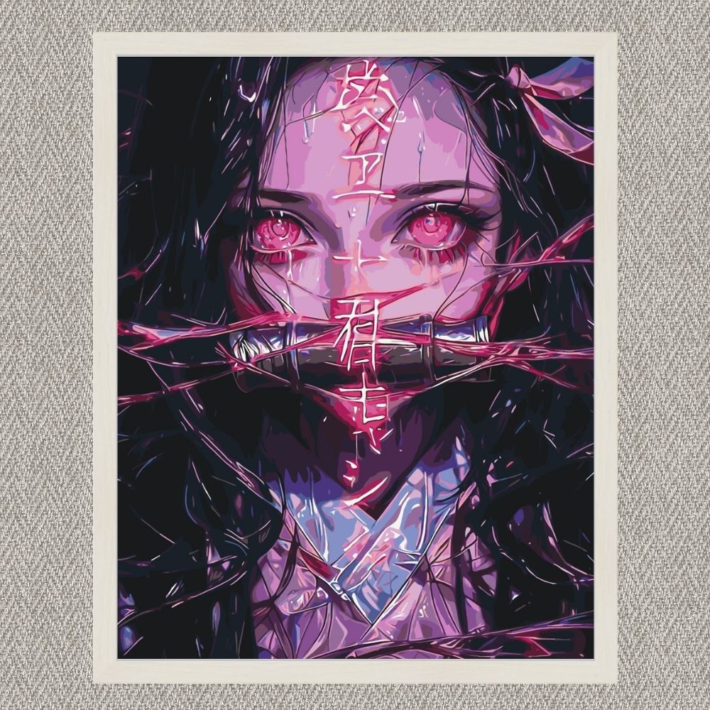 Maľovanie podľa čísel - Anime. Nezuko Kamado (Čepeľ zabijaka démonov) LW31519