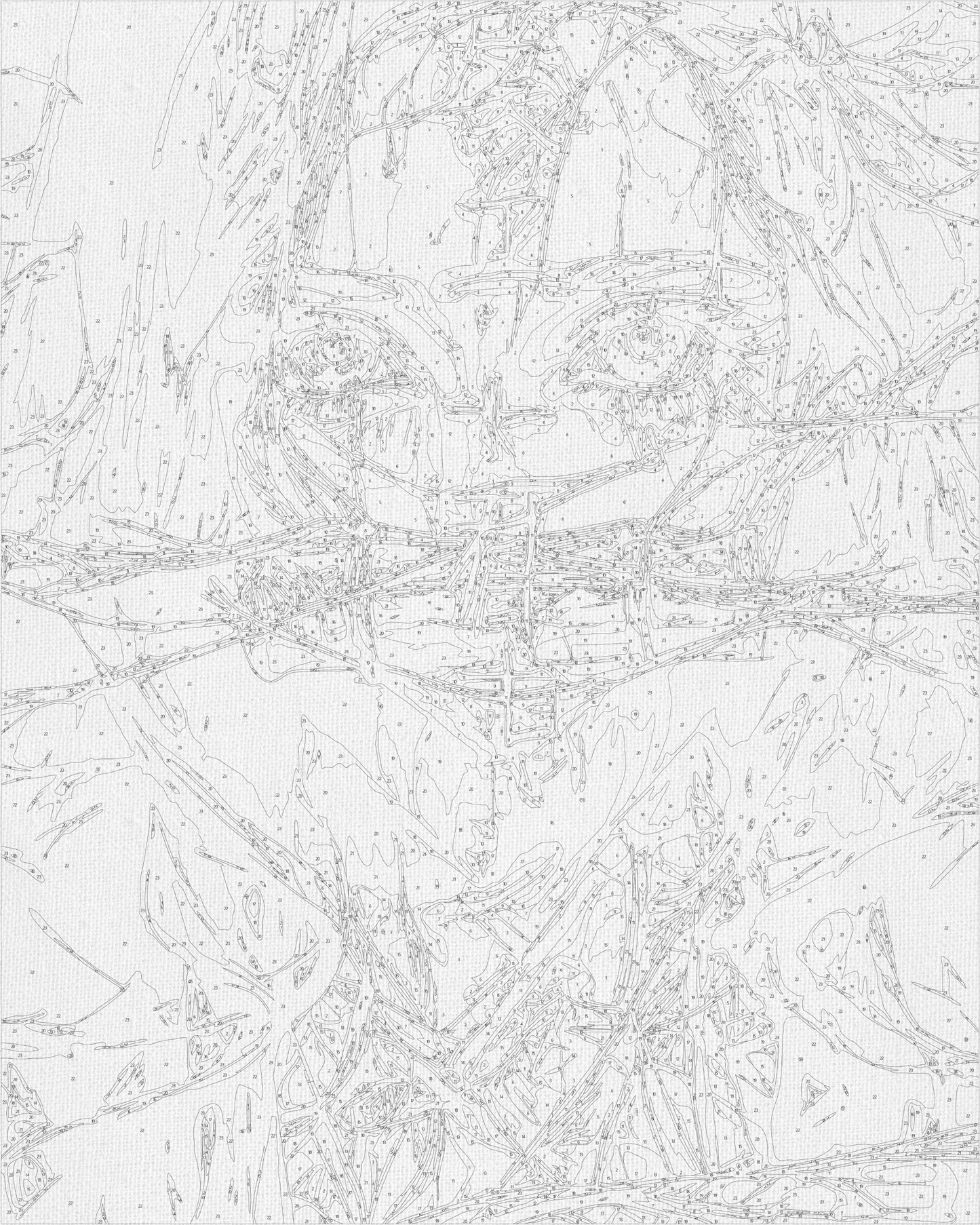 Maľovanie podľa čísel – Anime. Nezuko Kamado (Démonický meč) 40*50 cm LW 31519