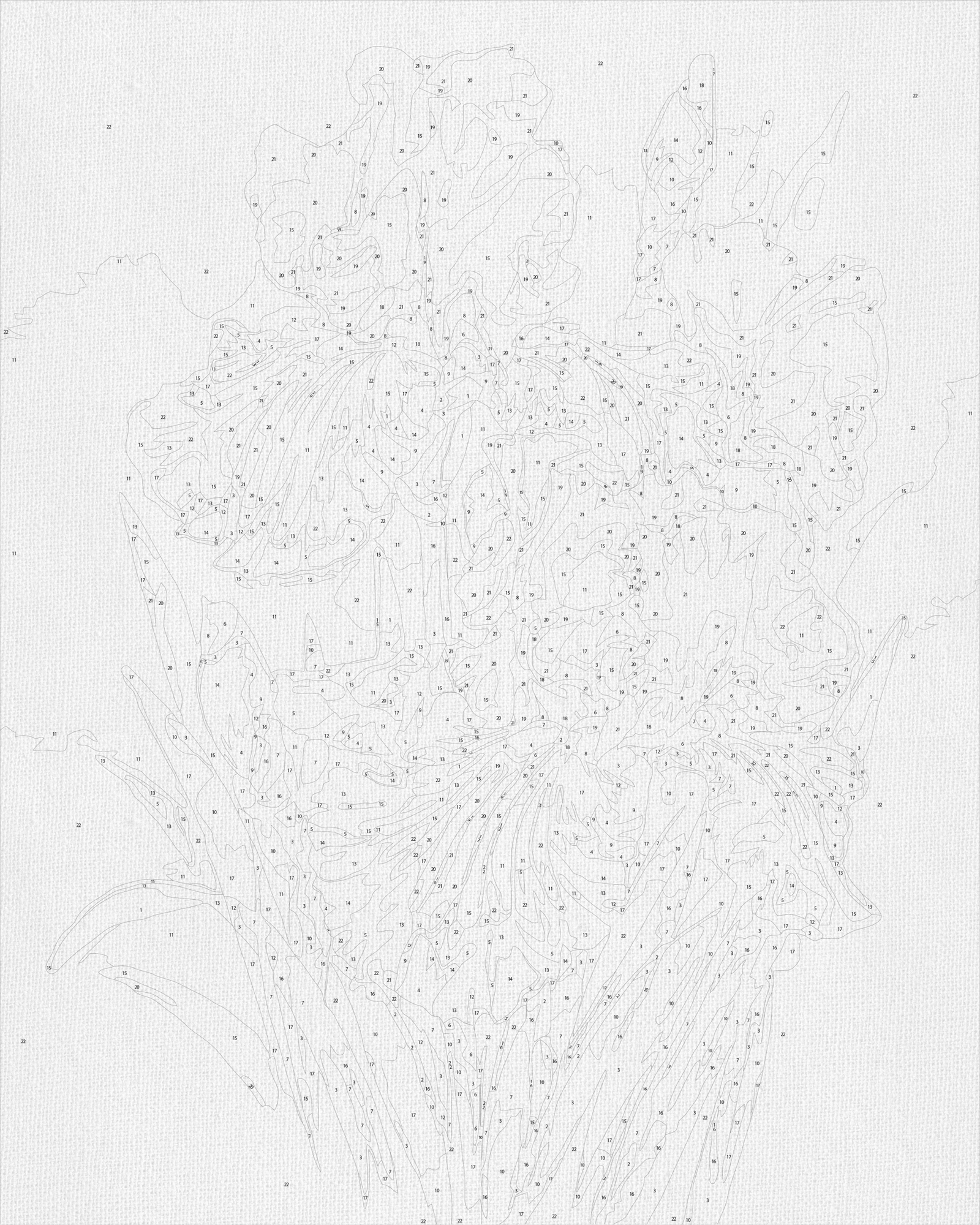 Maľovanie podľa čísel na ráme 40*50 cm – Kytica kosatcov. Kvety LW 31600