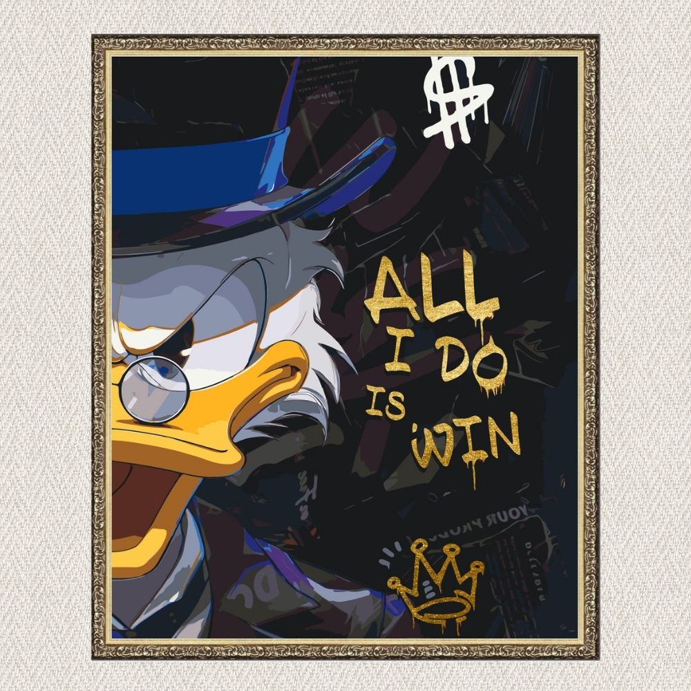 Maľovanie podľa čísel - Filmové postavy. Scrooge McDuck LW31829