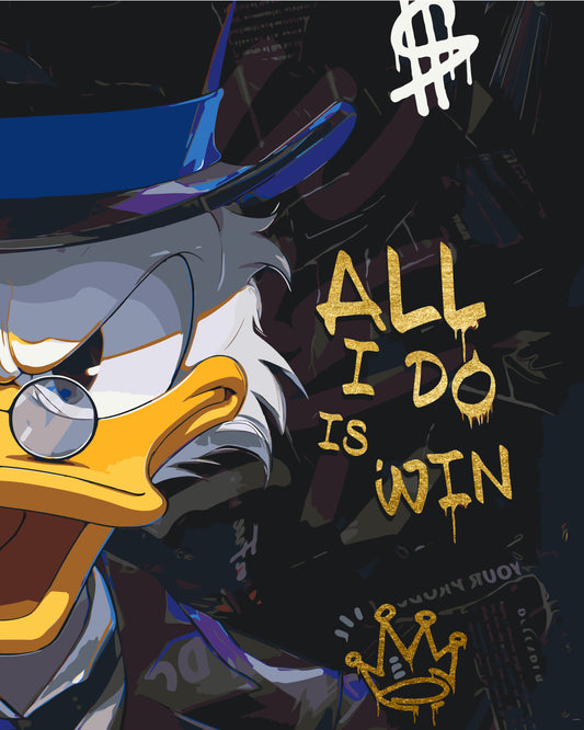 Maľovanie podľa čísel - Filmové postavy. Scrooge McDuck LW31829