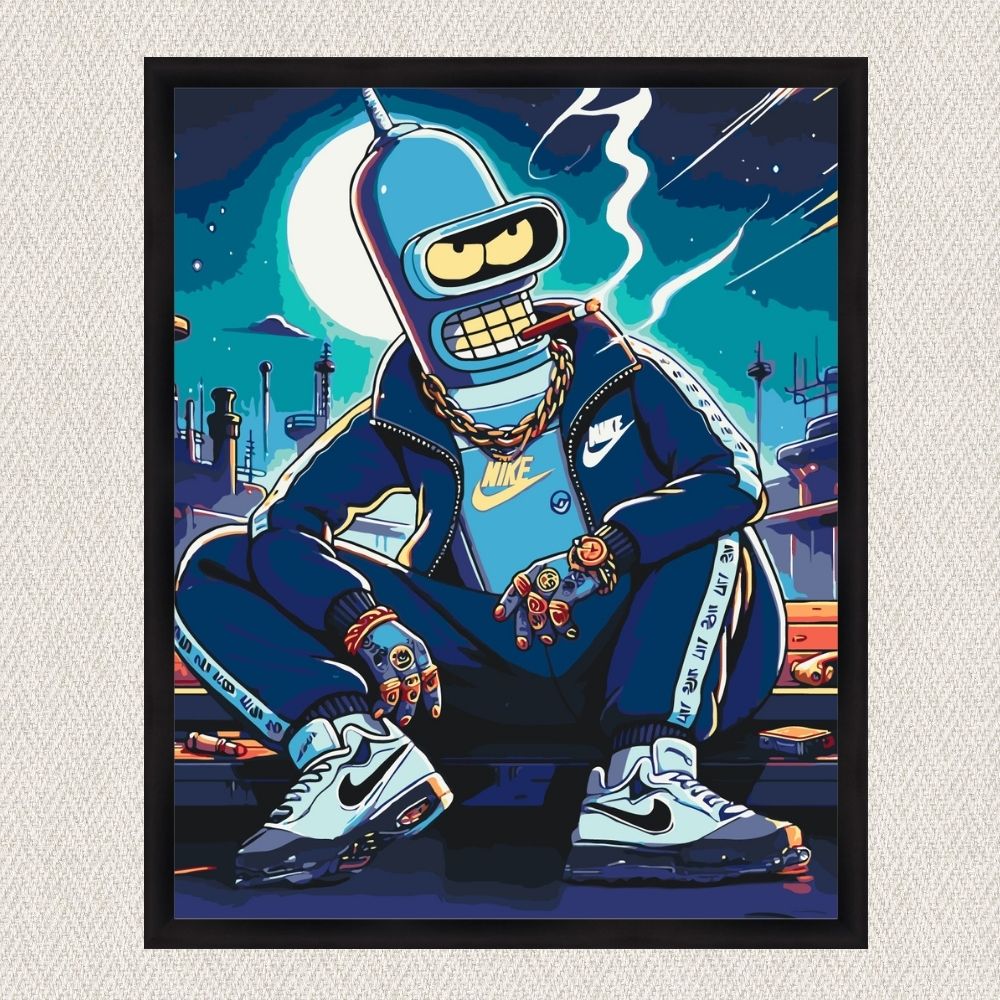Maľovanie podľa čísel - Filmové postavy. Bender. Futurama LW31919