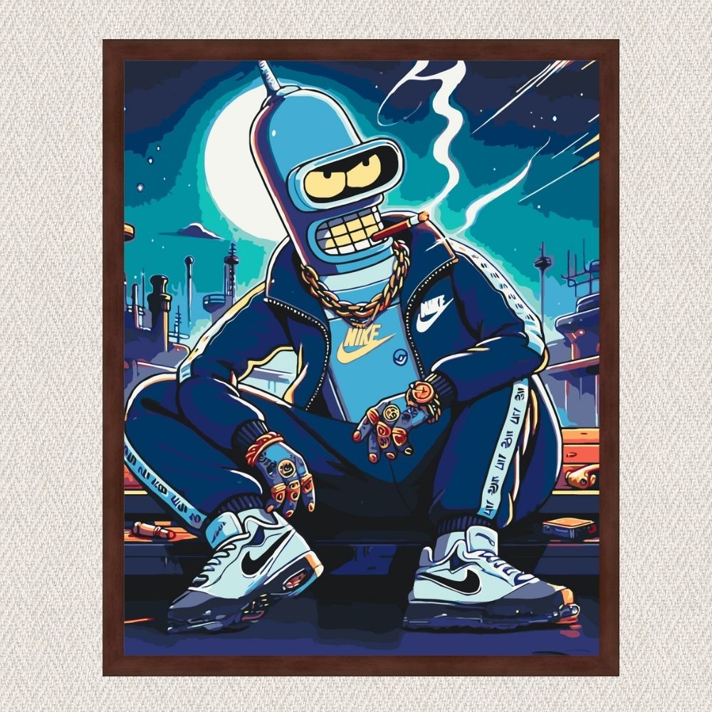 Maľovanie podľa čísel - Filmové postavy. Bender. Futurama LW31919