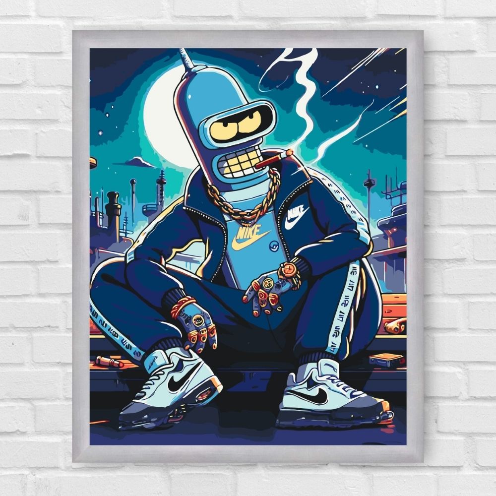 Maľovanie podľa čísel - Filmové postavy. Bender. Futurama LW31919