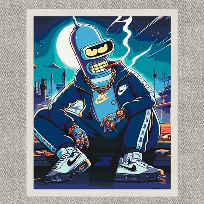 Maľovanie podľa čísel - Filmové postavy. Bender. Futurama LW31919