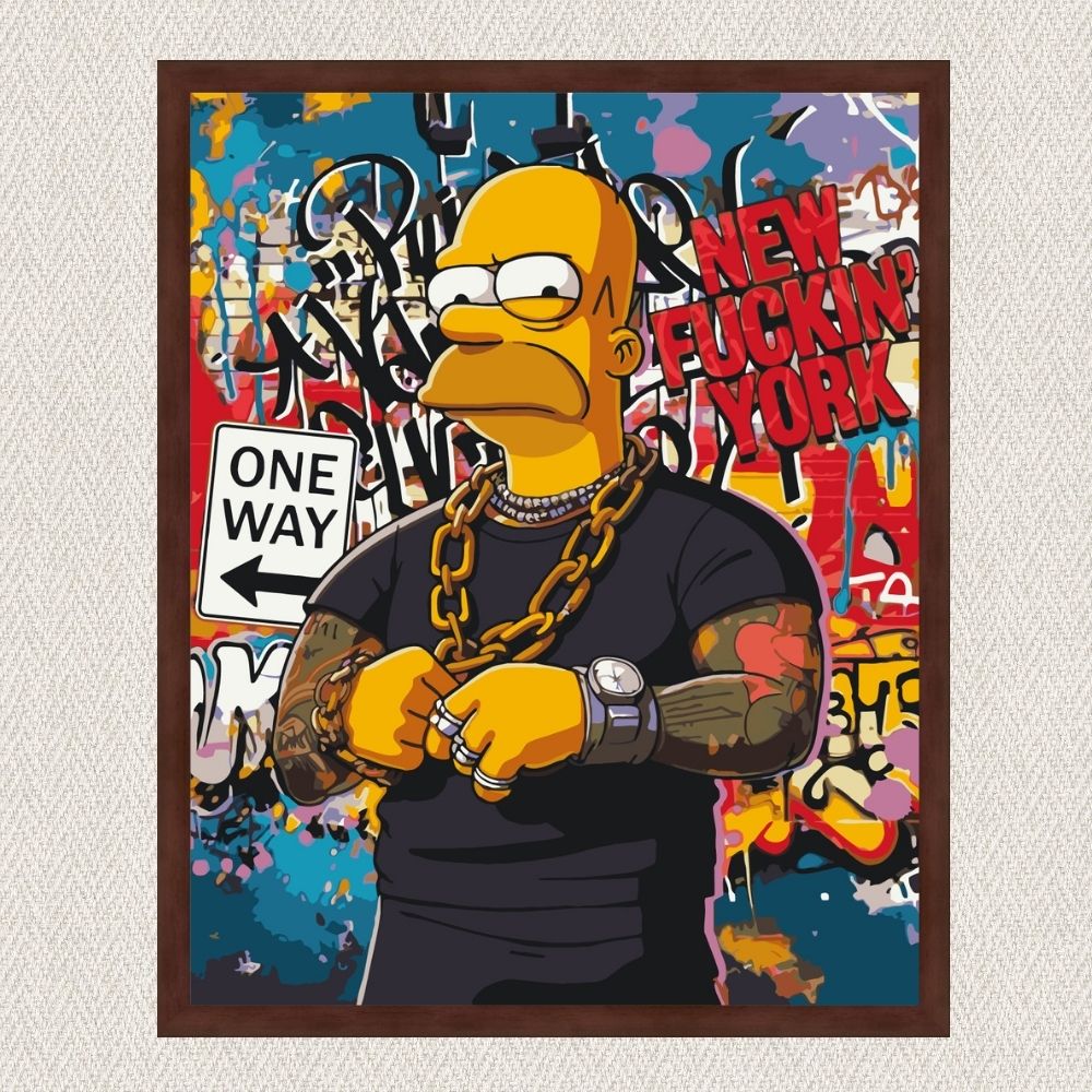 Maľovanie podľa čísel - Filmové postavy. Simpsonovci LW31929