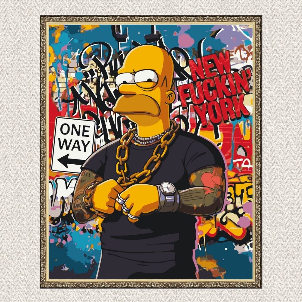 Maľovanie podľa čísel - Filmové postavy. Simpsonovci LW31929