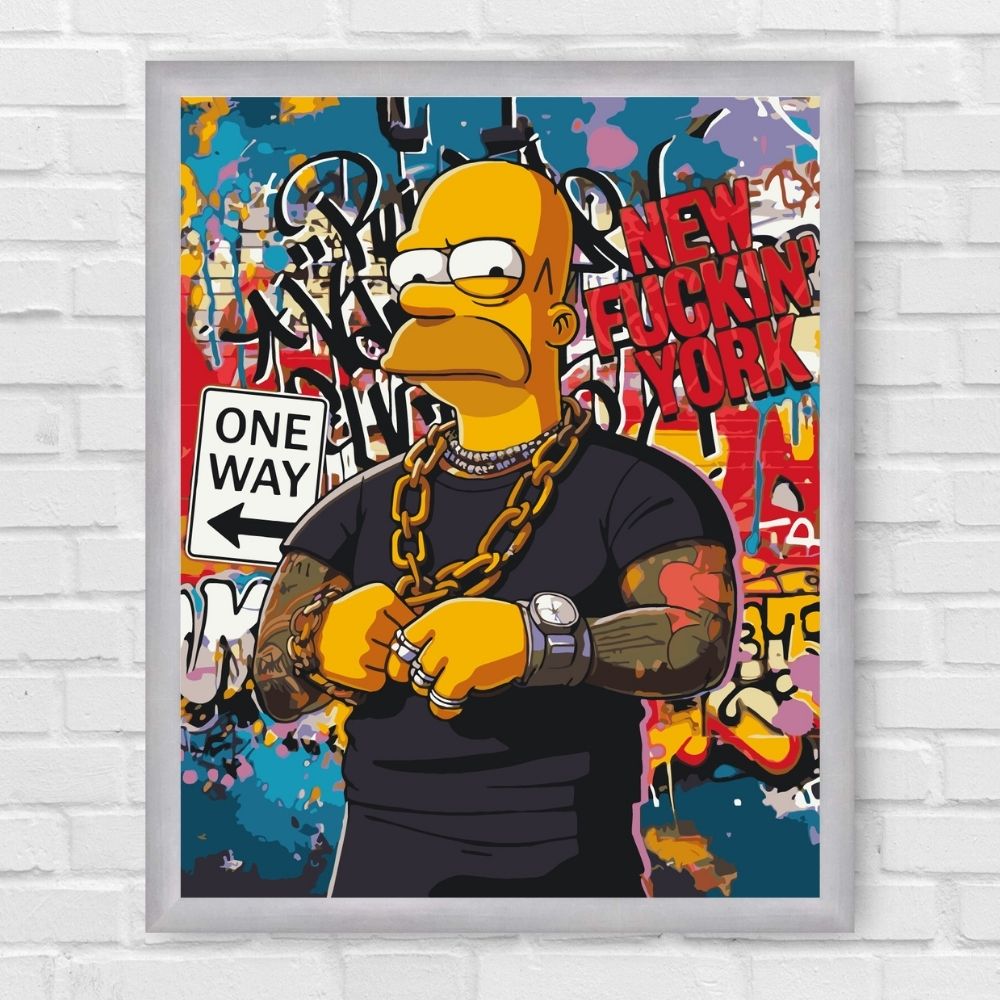 Maľovanie podľa čísel - Filmové postavy. Simpsonovci LW31929