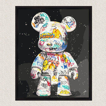 Maľovanie podľa čísel - Bearbrick LW32320