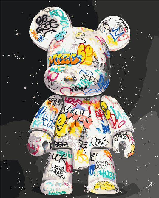 Maľovanie podľa čísel - Bearbrick LW32320