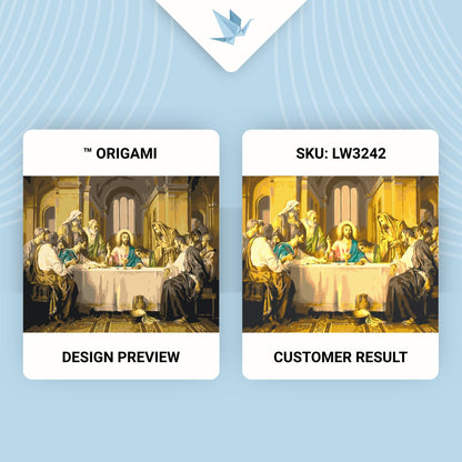 Maľovanie podľa čísel – Posledná večera 40*50 cm LW 3242