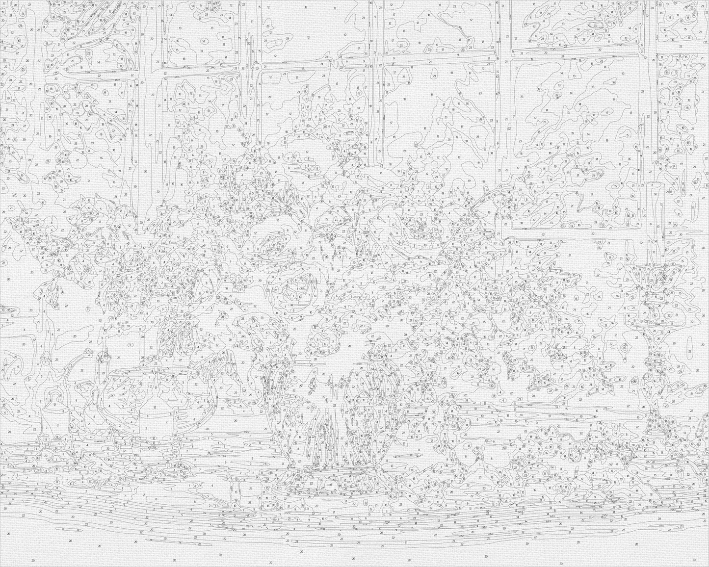 Maľovanie podľa čísel – Poľné kvety na stole 40*50 cm LW 32450