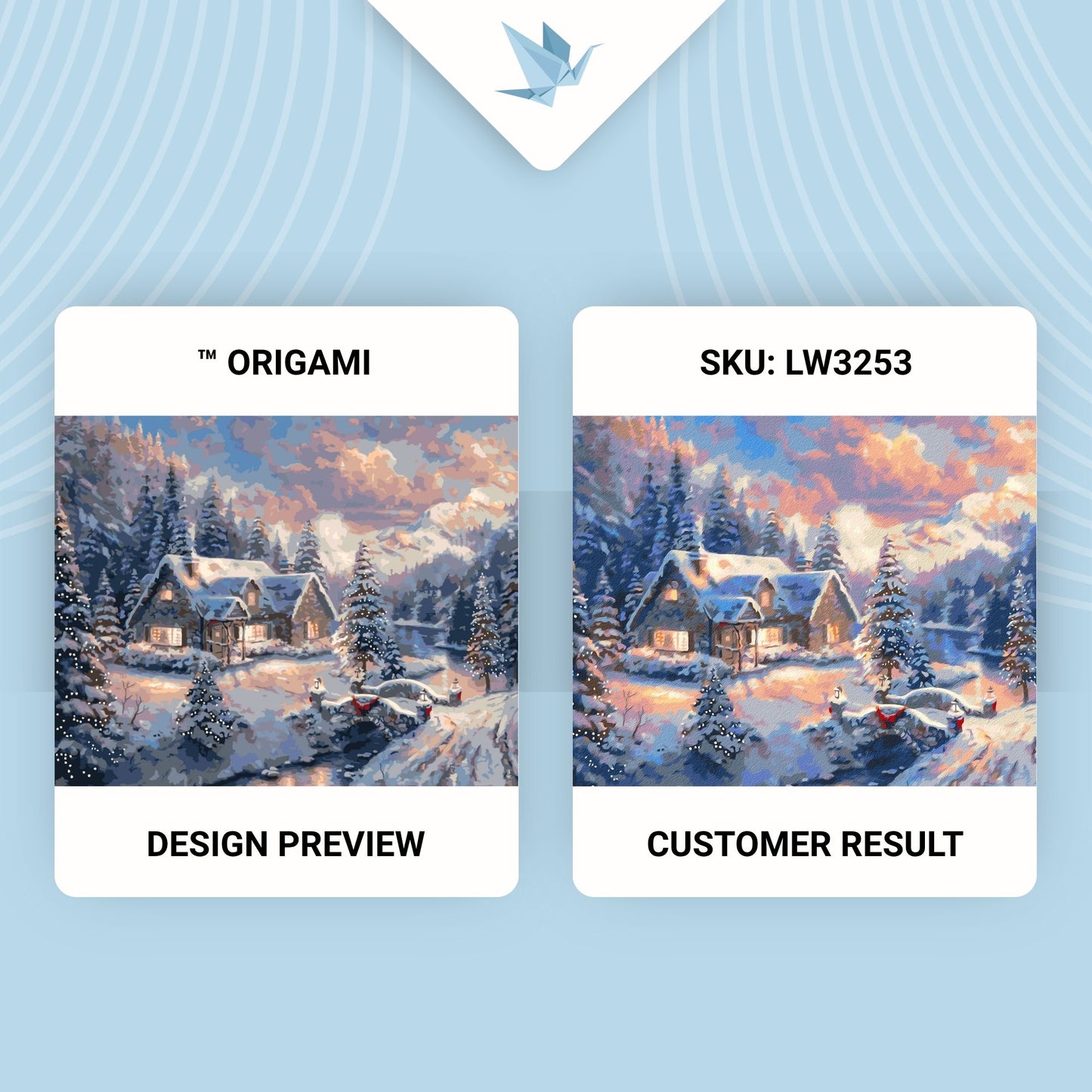 Maľovanie podľa čísel – Zimná . Novoročná 40*50 cm LW 3253