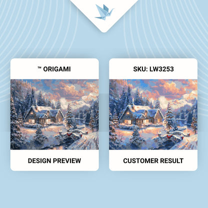 Maľovanie podľa čísel – Zimná . Novoročná 40*50 cm LW 3253