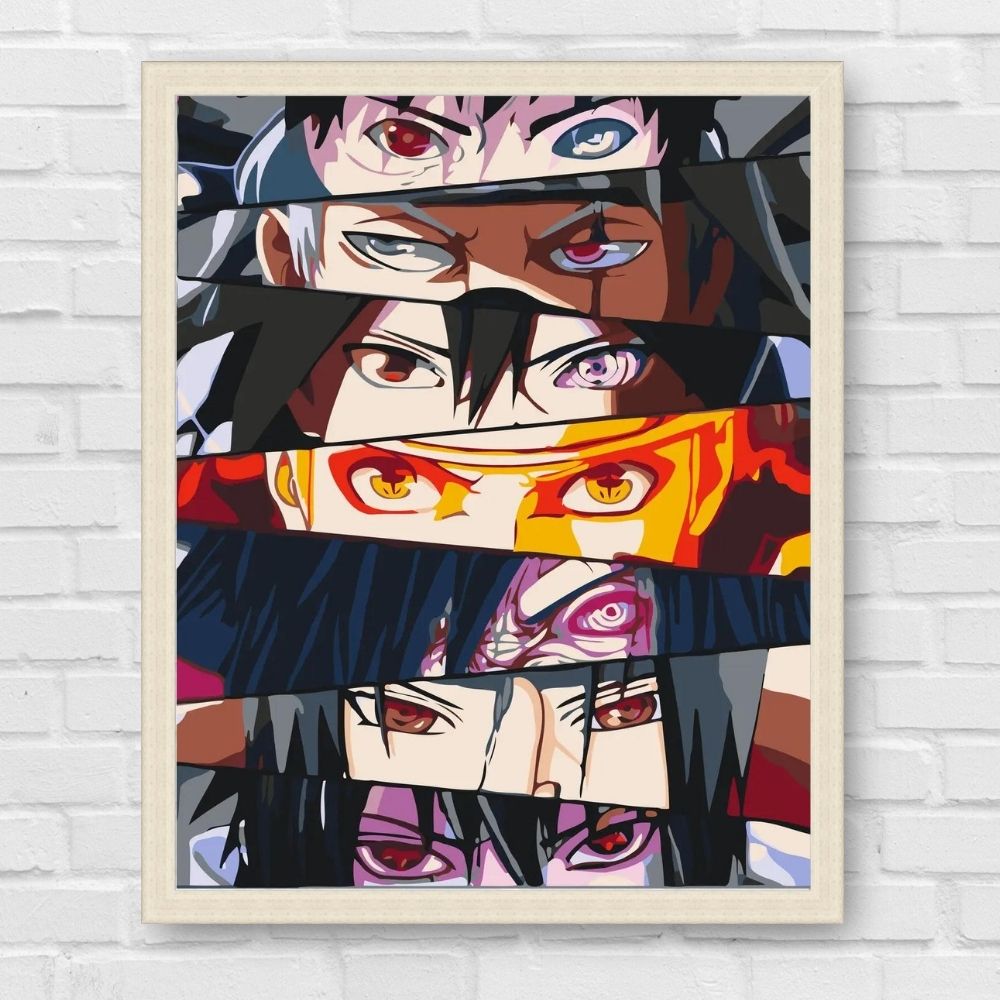 Maľovanie podľa čísel - Anime. Naruto. Sila očí LW3272