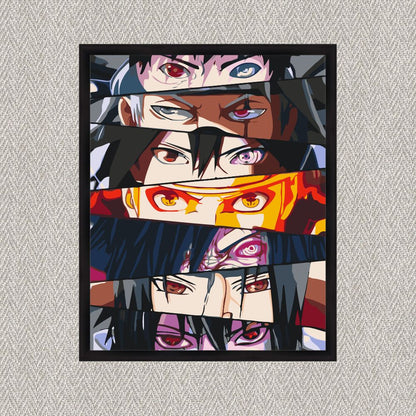 Maľovanie podľa čísel - Anime. Naruto. Sila očí LW3272