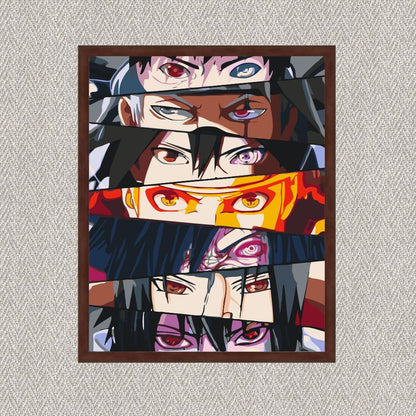 Maľovanie podľa čísel - Anime. Naruto. Sila očí LW3272