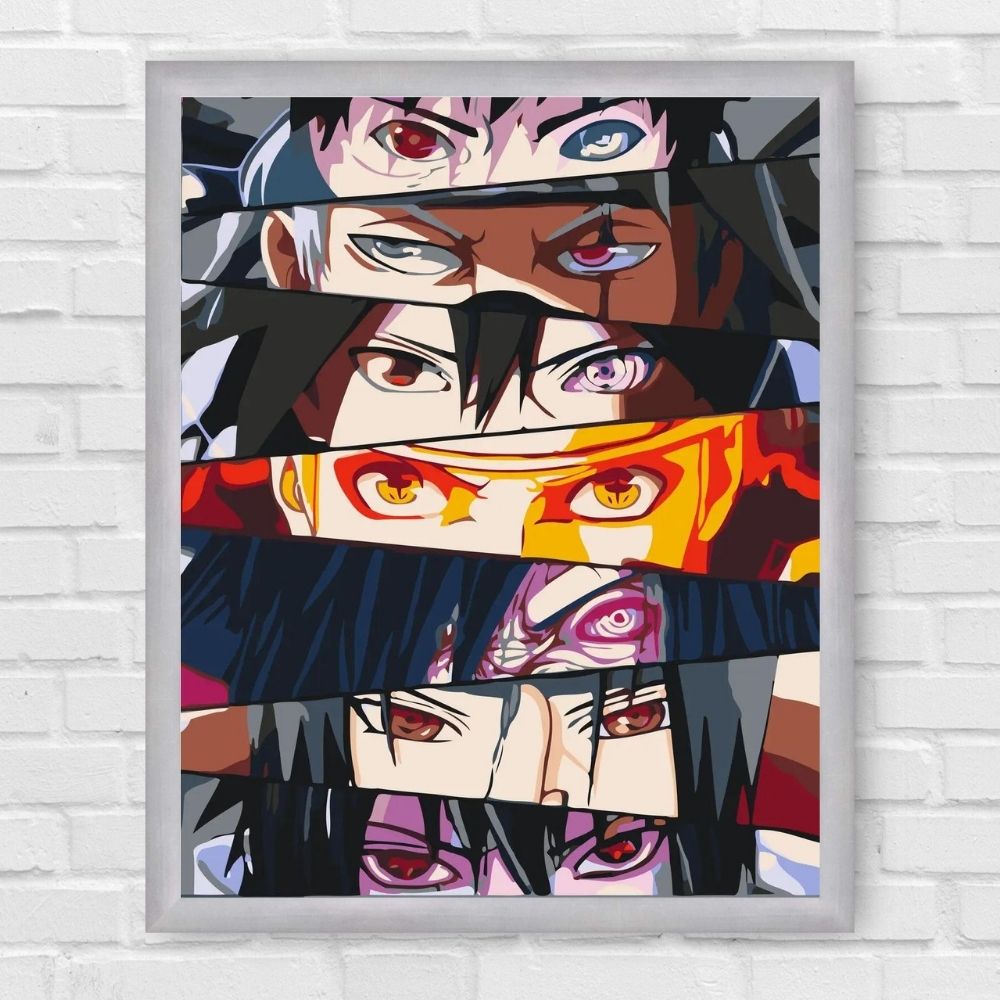 Maľovanie podľa čísel - Anime. Naruto. Sila očí LW3272