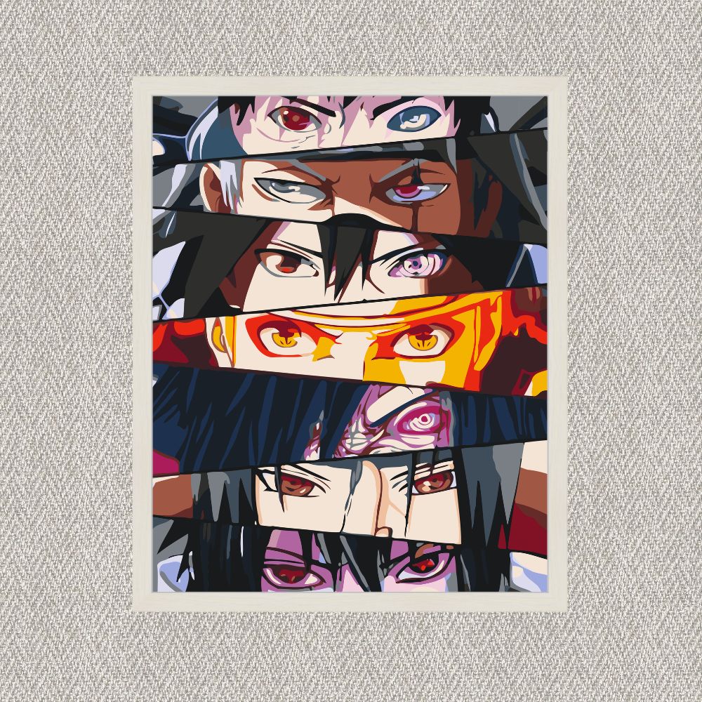 Maľovanie podľa čísel - Anime. Naruto. Sila očí LW3272