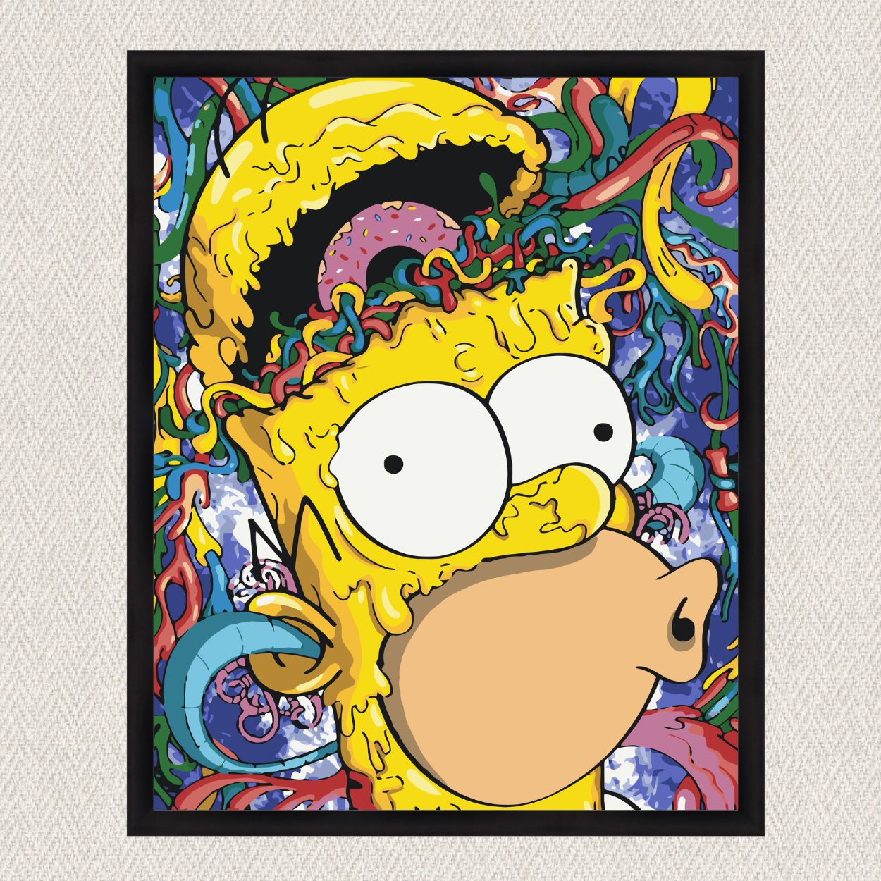 Maľovanie podľa čísel - Filmové postavy. Simpsonovci. Homer LW3317