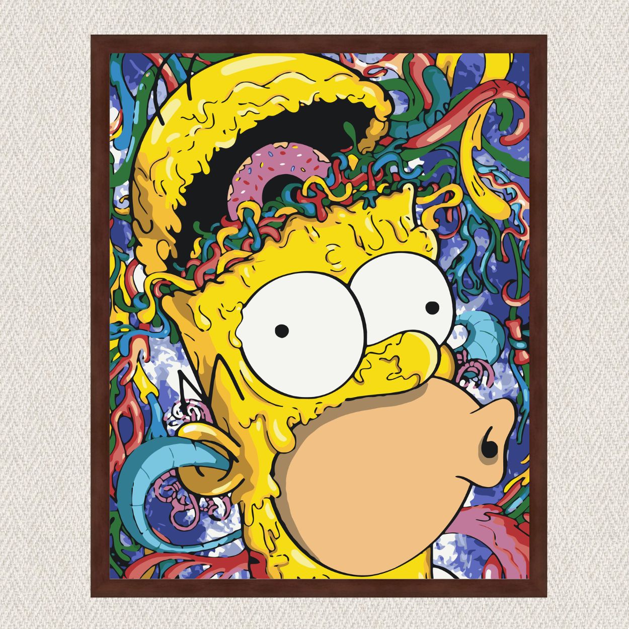 Maľovanie podľa čísel - Filmové postavy. Simpsonovci. Homer LW3317