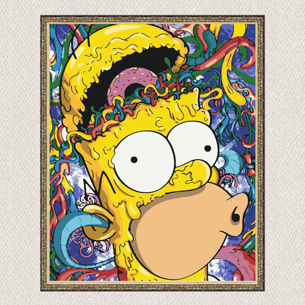 Maľovanie podľa čísel - Filmové postavy. Simpsonovci. Homer LW3317