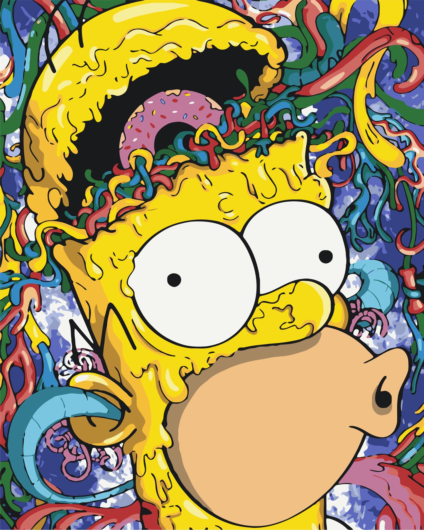 Maľovanie podľa čísel - Filmové postavy. Simpsonovci. Homer LW3317