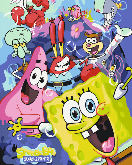 Maľovanie podľa čísel - Spongebob/SpongeBob LW3318