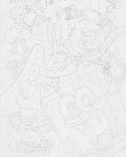 Maľovanie podľa čísel - Spongebob/SpongeBob LW3318