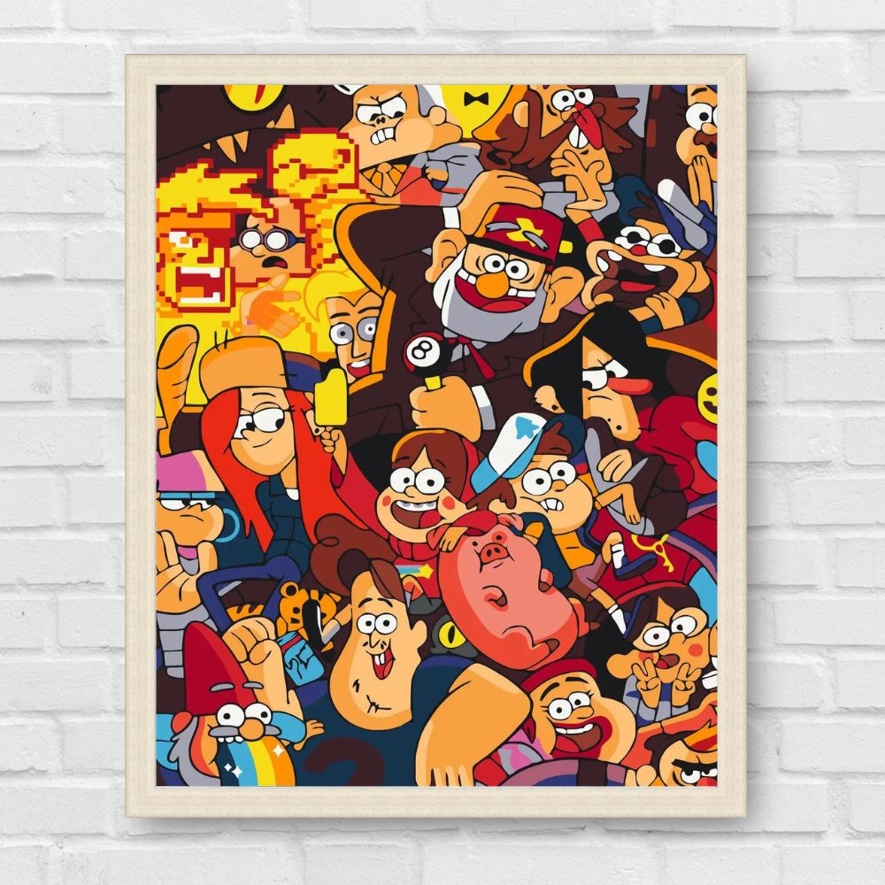 Maľovanie podľa čísel - Gravity Falls LW3319
