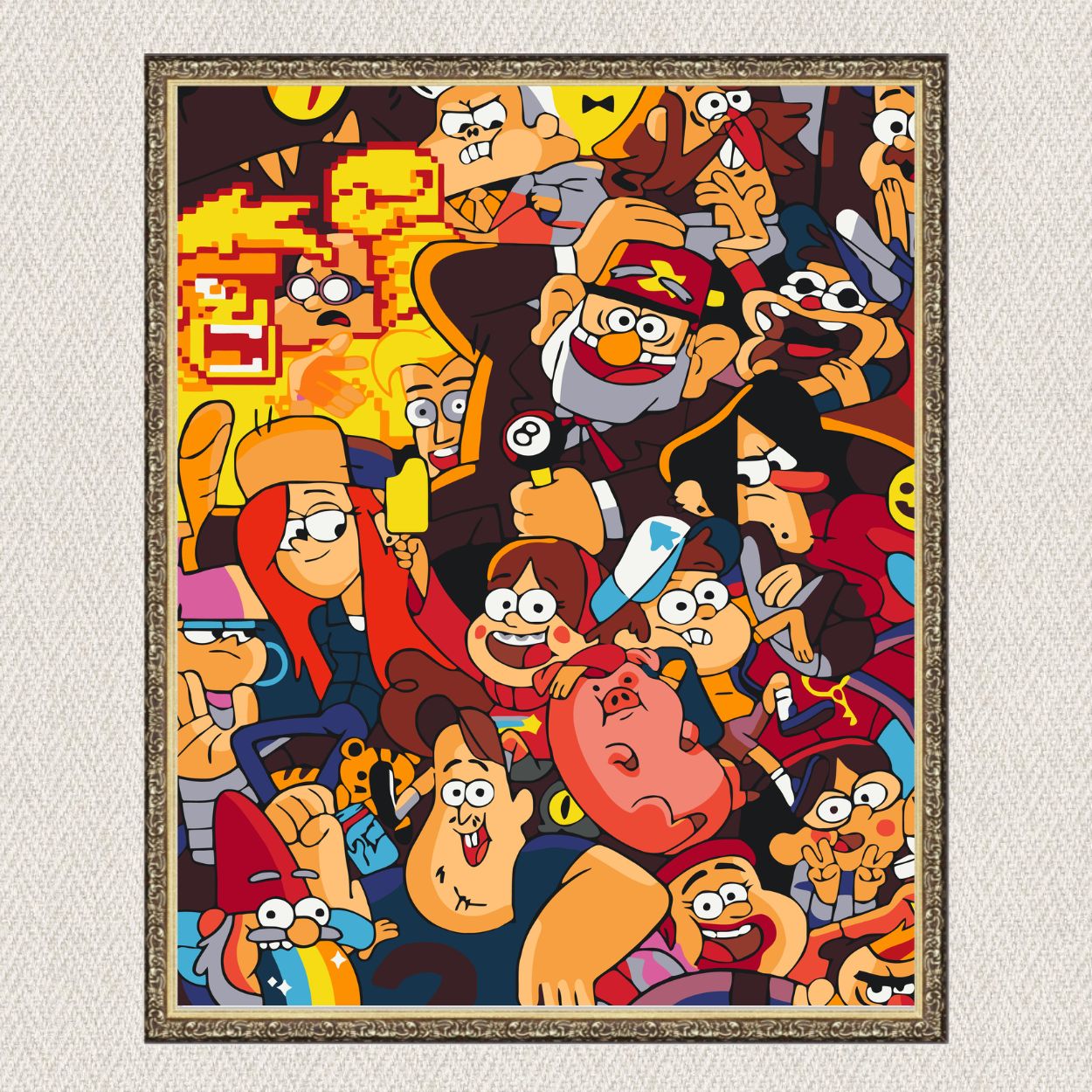Maľovanie podľa čísel - Gravity Falls LW3319