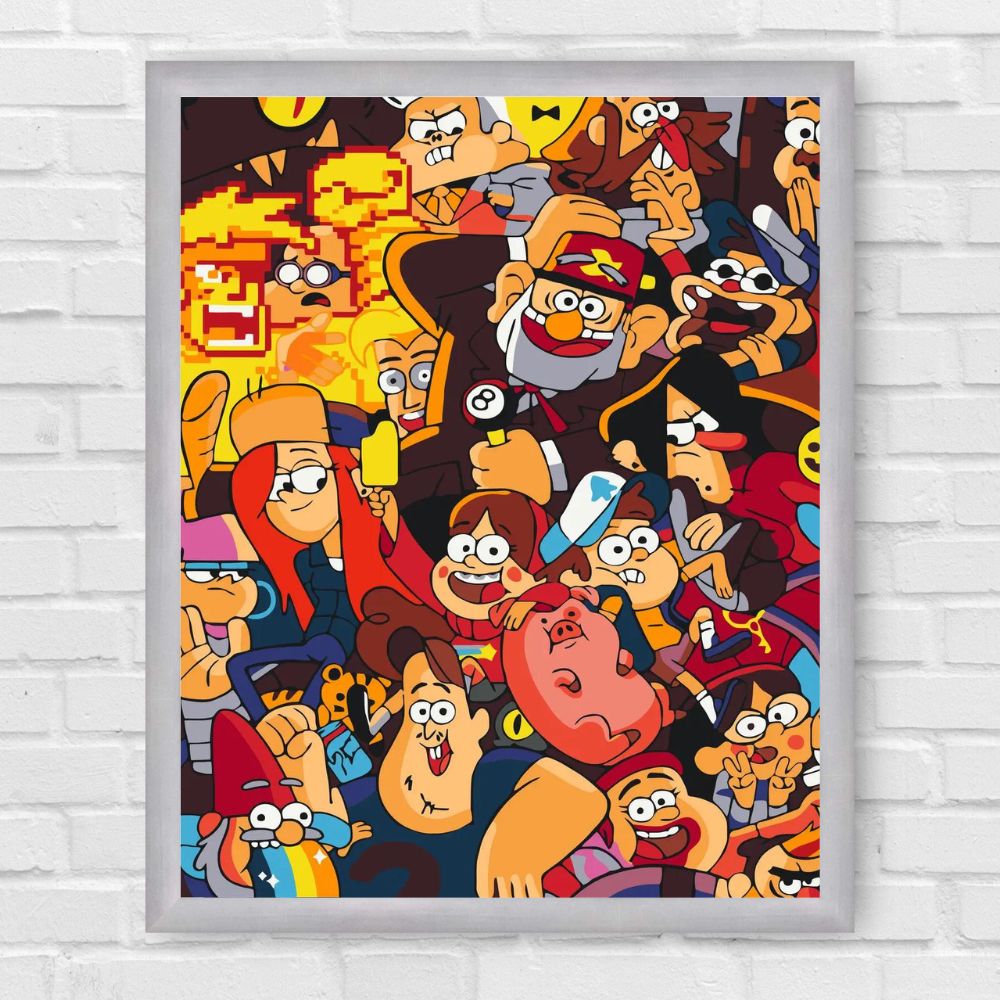 Maľovanie podľa čísel - Gravity Falls LW3319