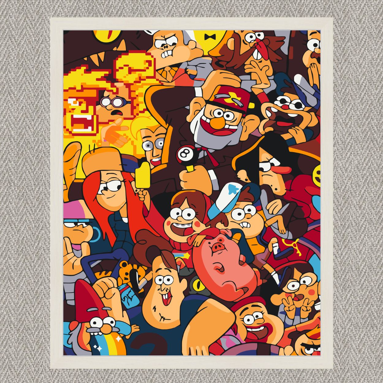 Maľovanie podľa čísel - Gravity Falls LW3319