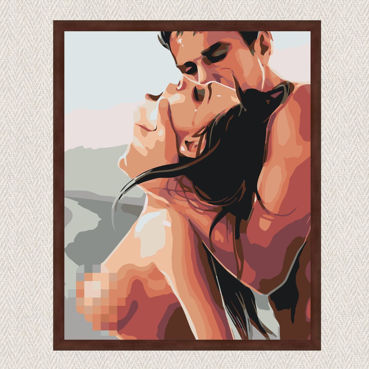 Maľovanie podľa čísel - Jasná noc 18+ LW3321