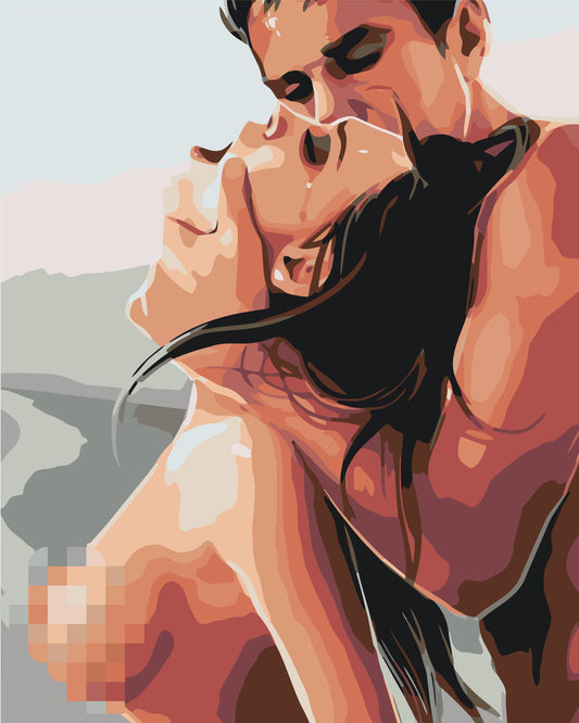 Maľovanie podľa čísel - Jasná noc 18+ LW3321