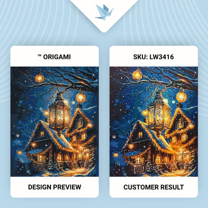 Maľovanie podľa čísel vianočný – Novoročná pohoda.  40*50 cm LW 3416