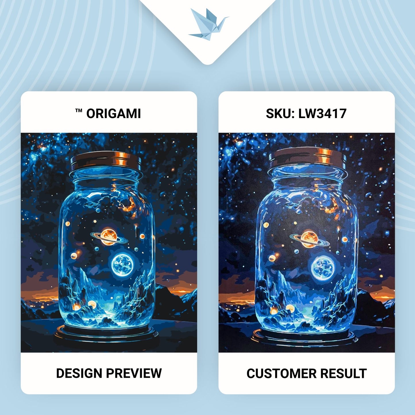 Maľovanie podľa čísel – Kozmický priestor 40*50 cm LW 3417