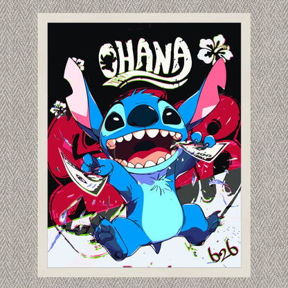Maľovanie podľa čísel - Filmové postavy. Lilo a Stitch LW3424