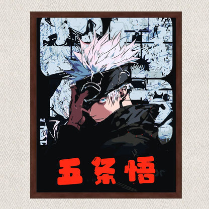 Maľovanie podľa čísel - Anime. Magická bitka, Satoru Gojo LW3425
