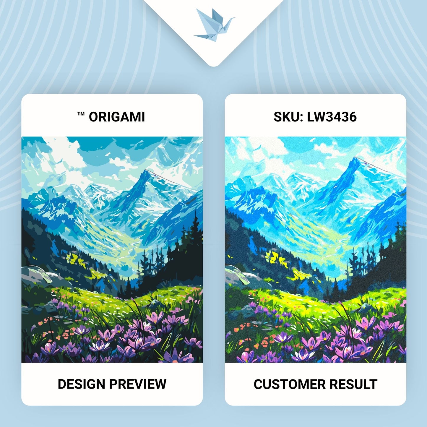 Maľovanie podľa čísel krajinka – Pod horami 40*50 cm LW 3436